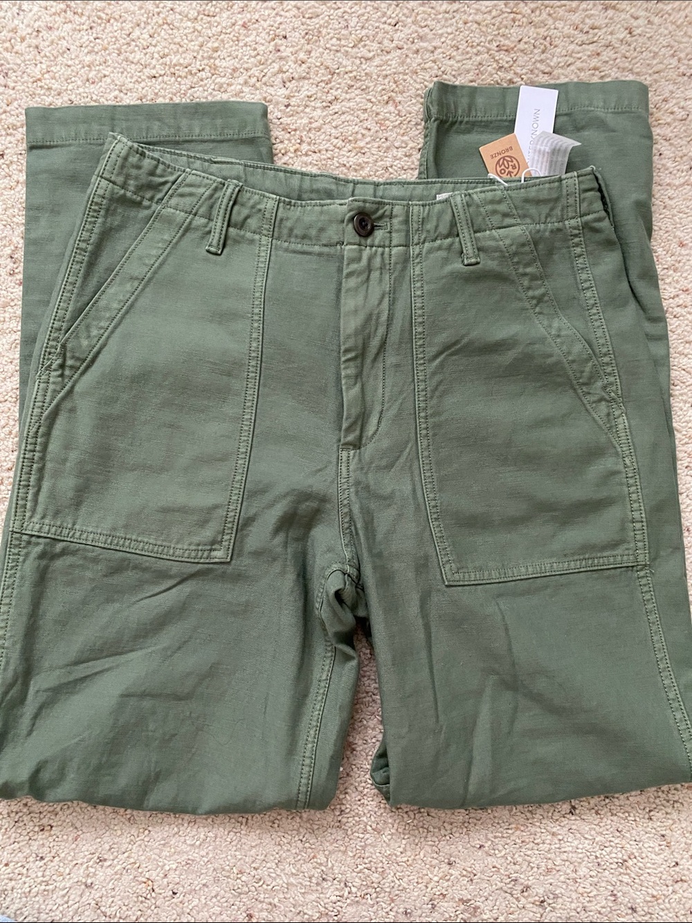 Outerknown The Field Pant Off Duty Drab. 30x32. NWT.